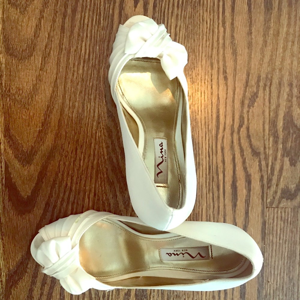Ivory wedding shoes